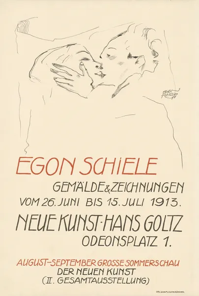 Egon Schiele Gemälde und Zeichnungen. Neue Kunst Hans Goltz av Egon Schiele