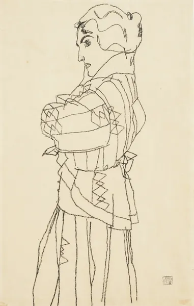 Friederike Maria Beer av Egon Schiele