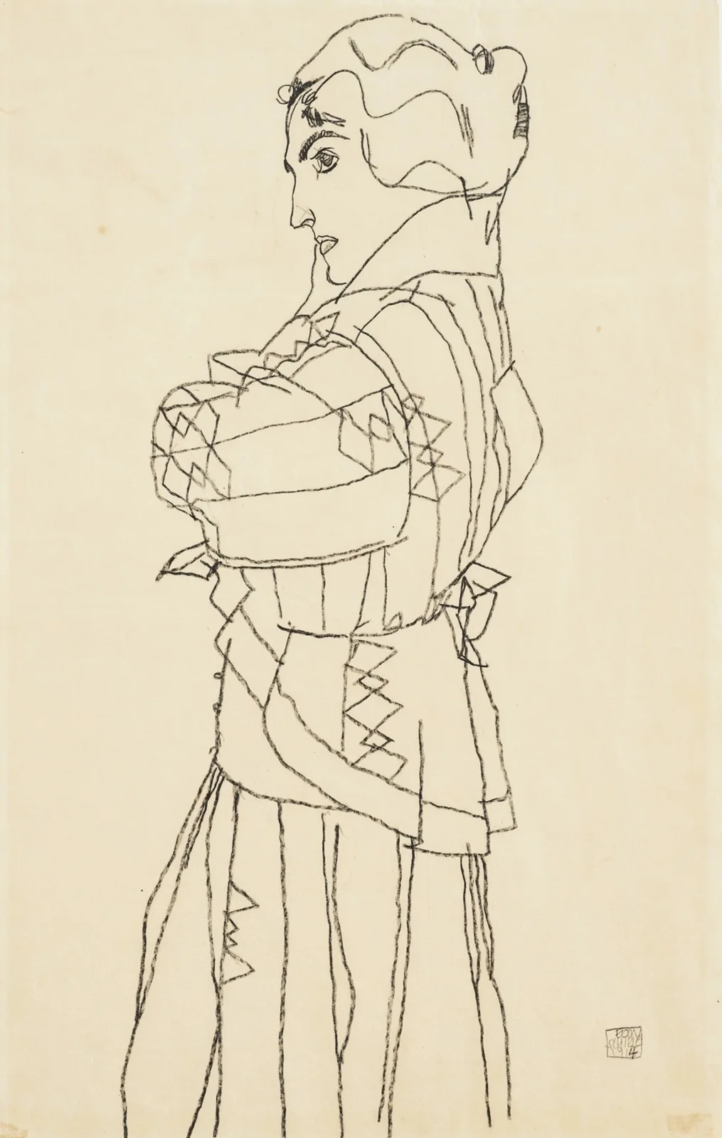 Friederike Maria Beer av Egon Schiele