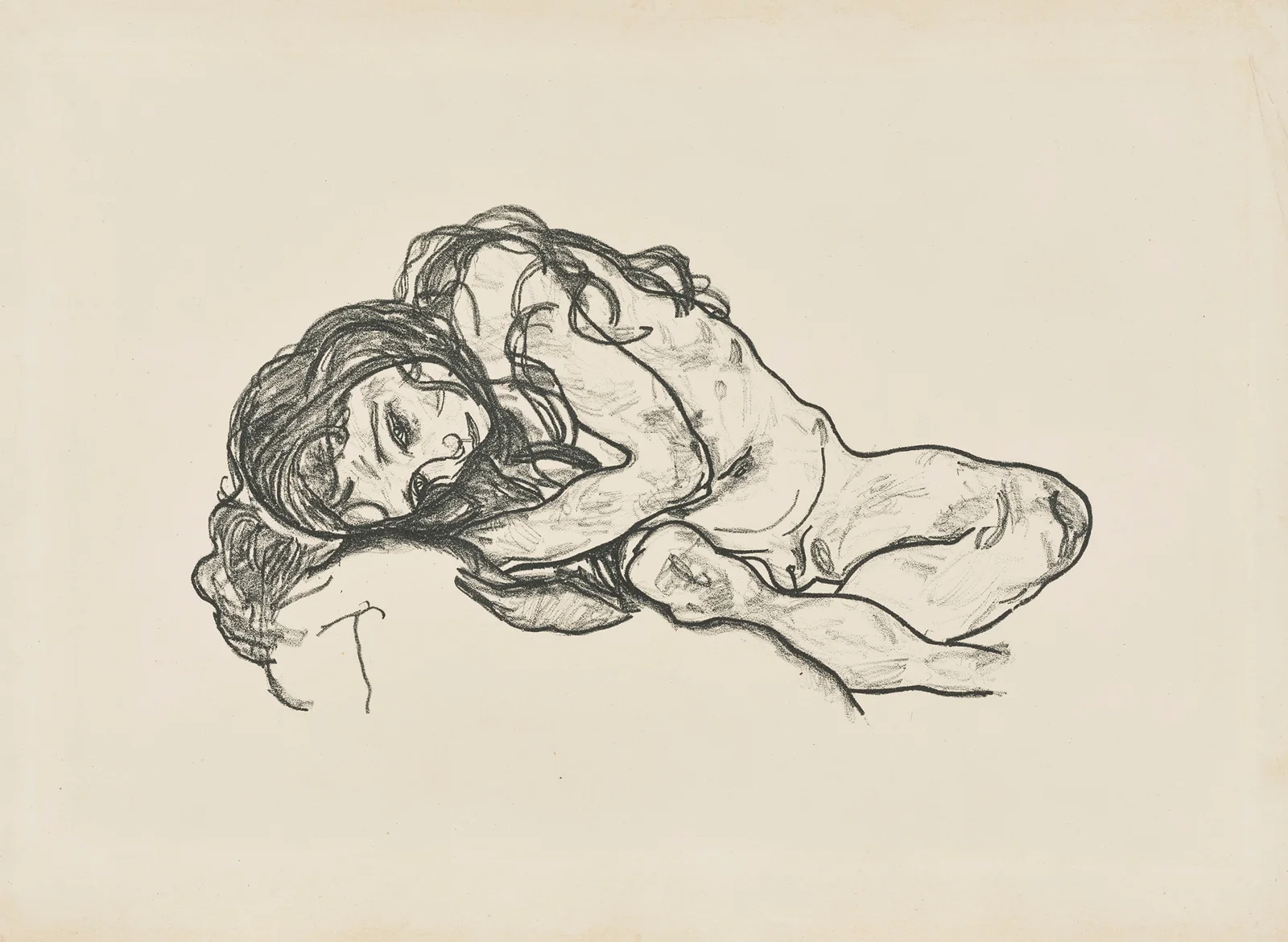 Girl (Mädchen) av Egon Schiele