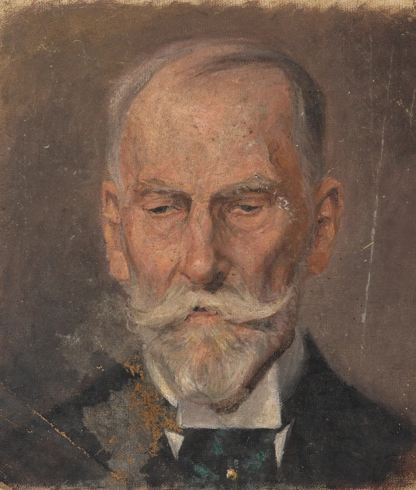 Herrenporträt av Egon Schiele