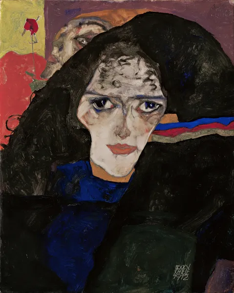 Mourning Woman av Egon Schiele