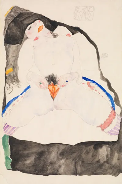 Observed in a Dream av Egon Schiele