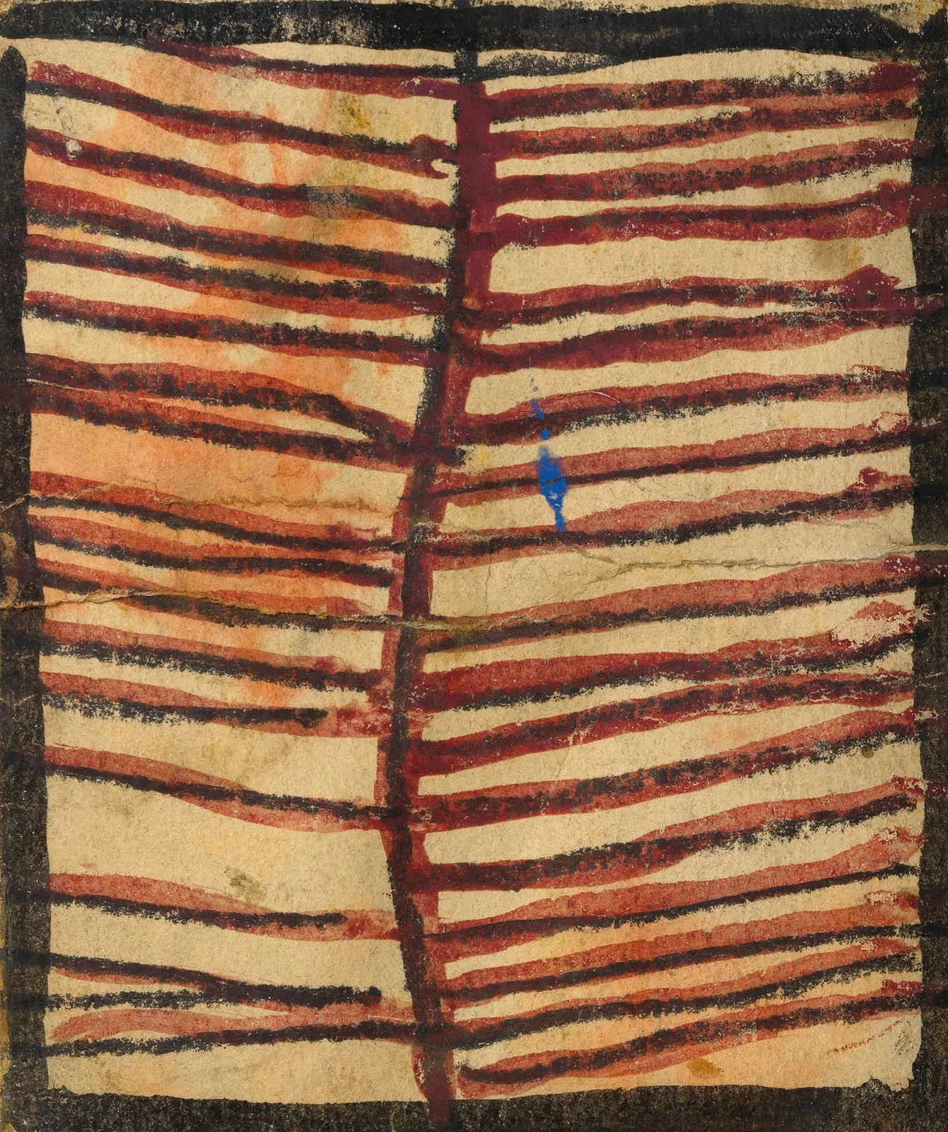 Ornament mit parallelen Linien av Egon Schiele