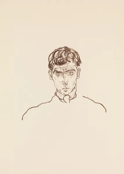 Portrait of Paris von Gütersloh, 1918 av Egon Schiele