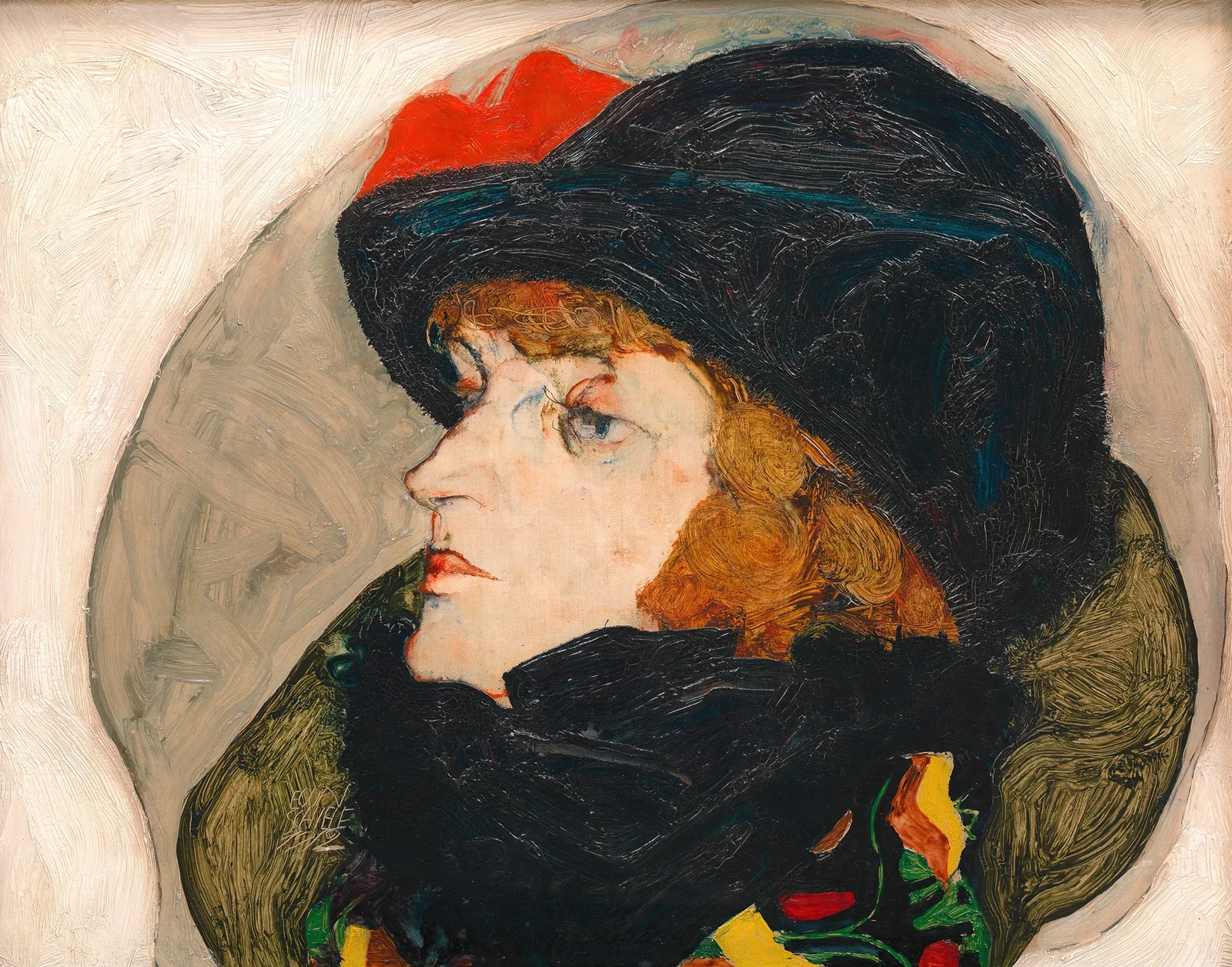 Porträt Ida Roessler av Egon Schiele