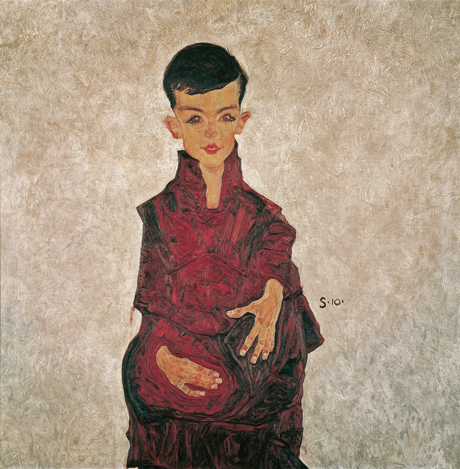 Reinerbub (Bildnis Herbert Reiner) av Egon Schiele