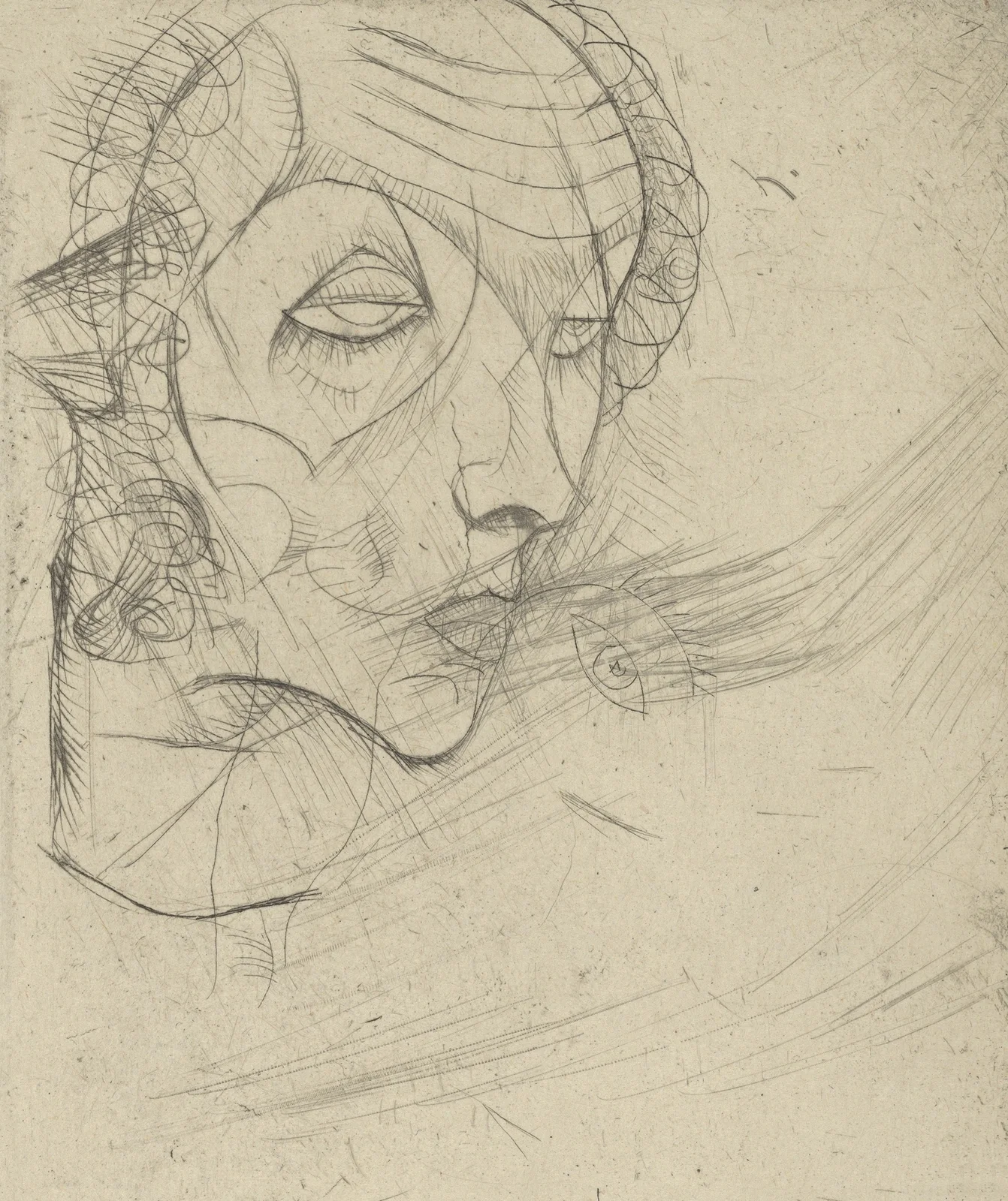 Self-portrait av Egon Schiele