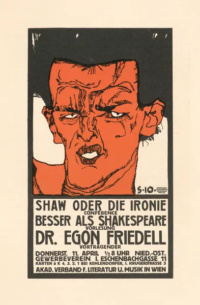 Shaw oder die Ironie, Vorlesung Dr. Egon Friedell av Egon Schiele