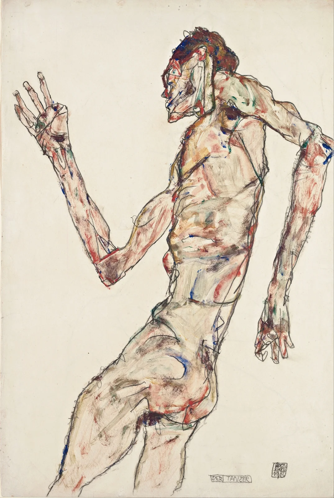 The Dancer av Egon Schiele