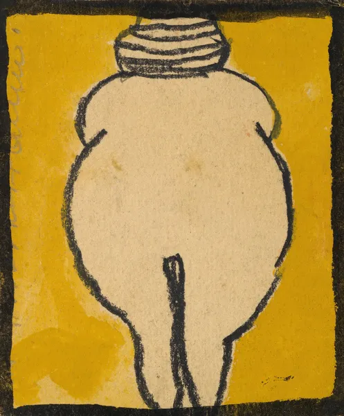 Venus von Willendorf av Egon Schiele