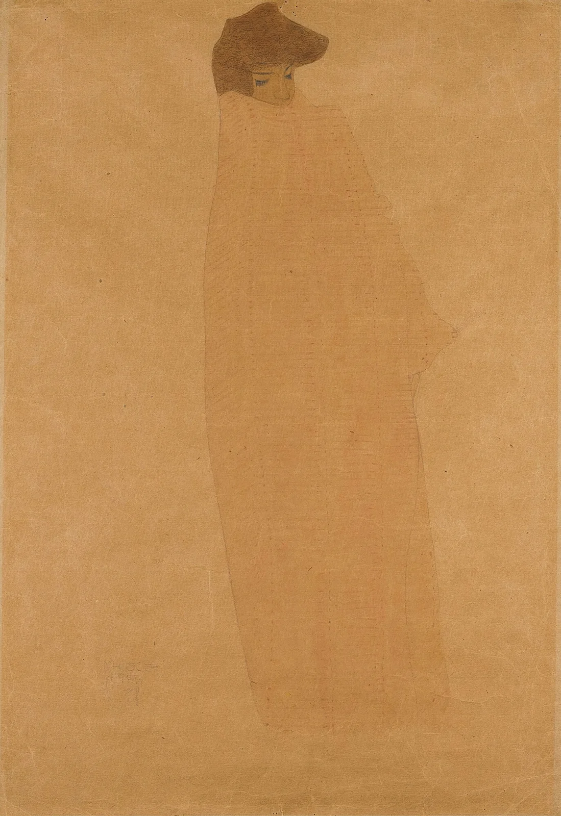 Verschleiertes Jahr (Veiled Year) av Egon Schiele