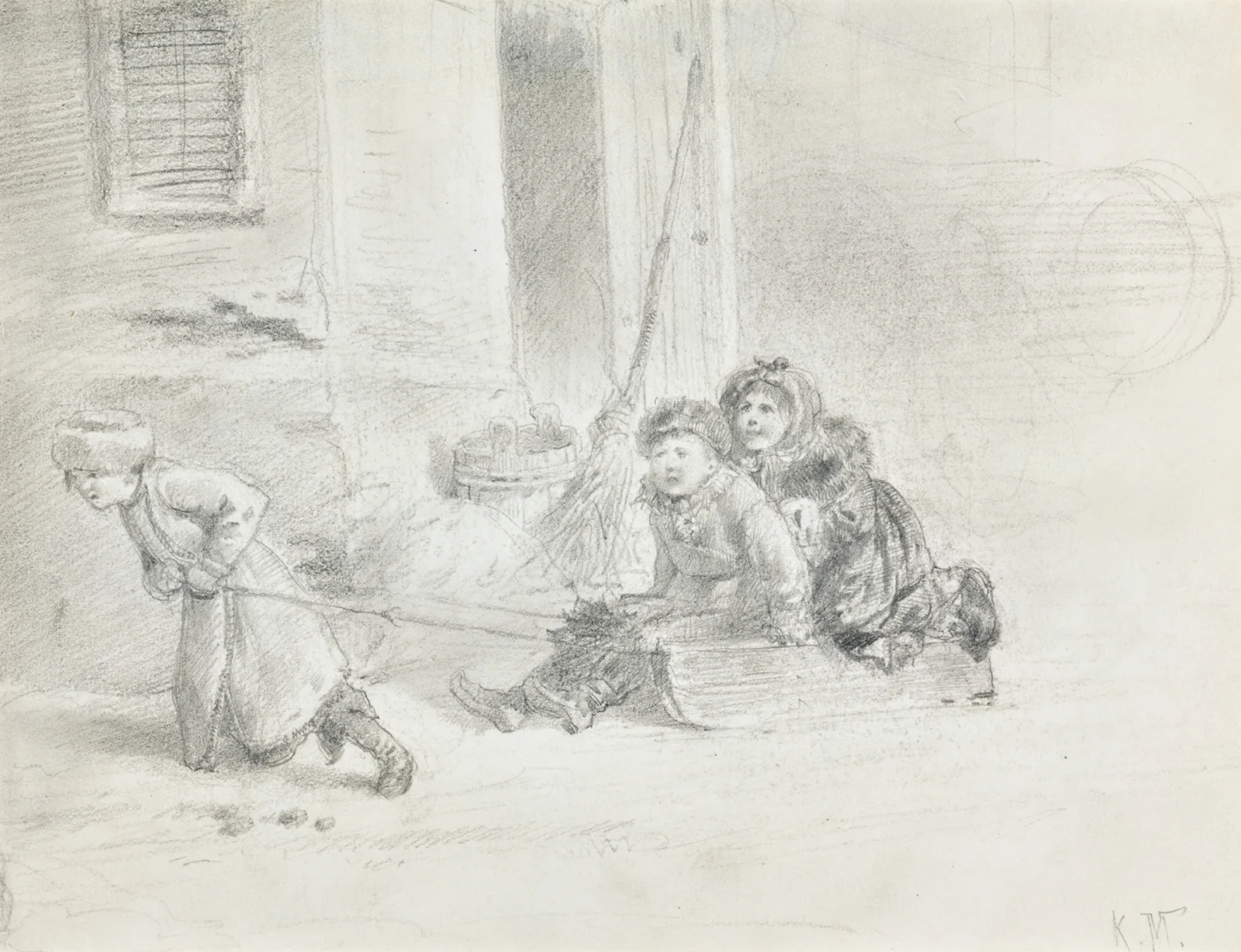 Children av Konstantin Egorovich Makovsky