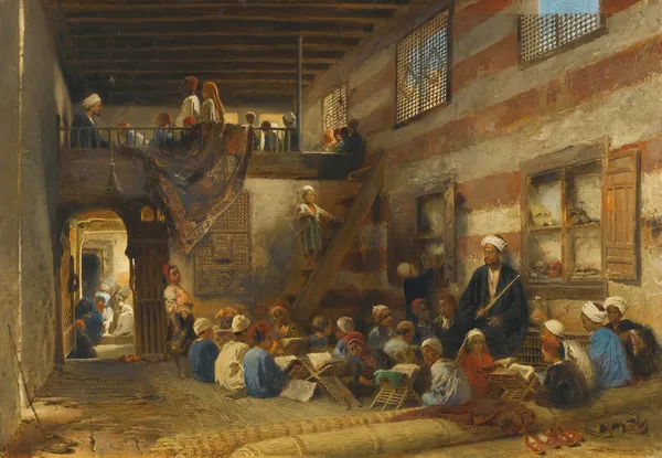 In The Classroom av Konstantin Egorovich Makovsky