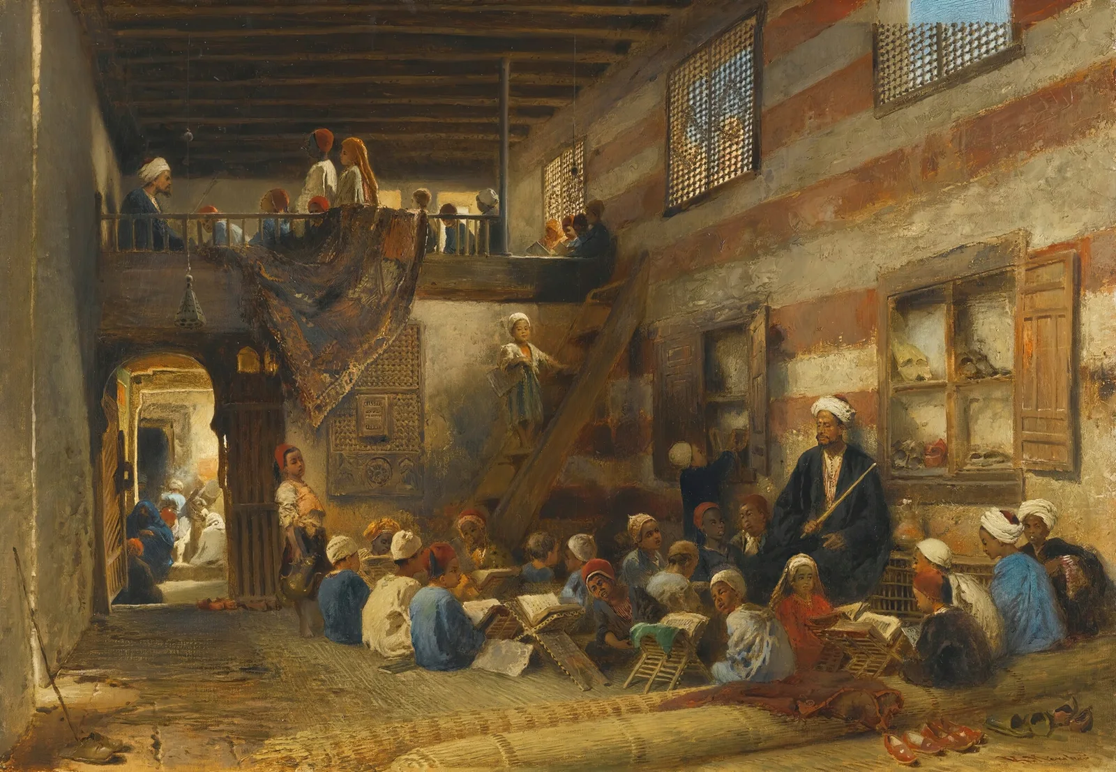 In The Classroom av Konstantin Egorovich Makovsky