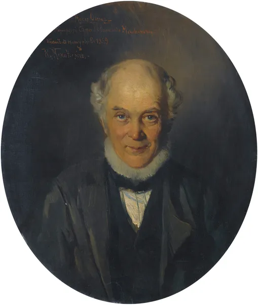 Portrait Of The Artist’s Father, Egor Ivanovich Makovsky av Konstantin Egorovich Makovsky