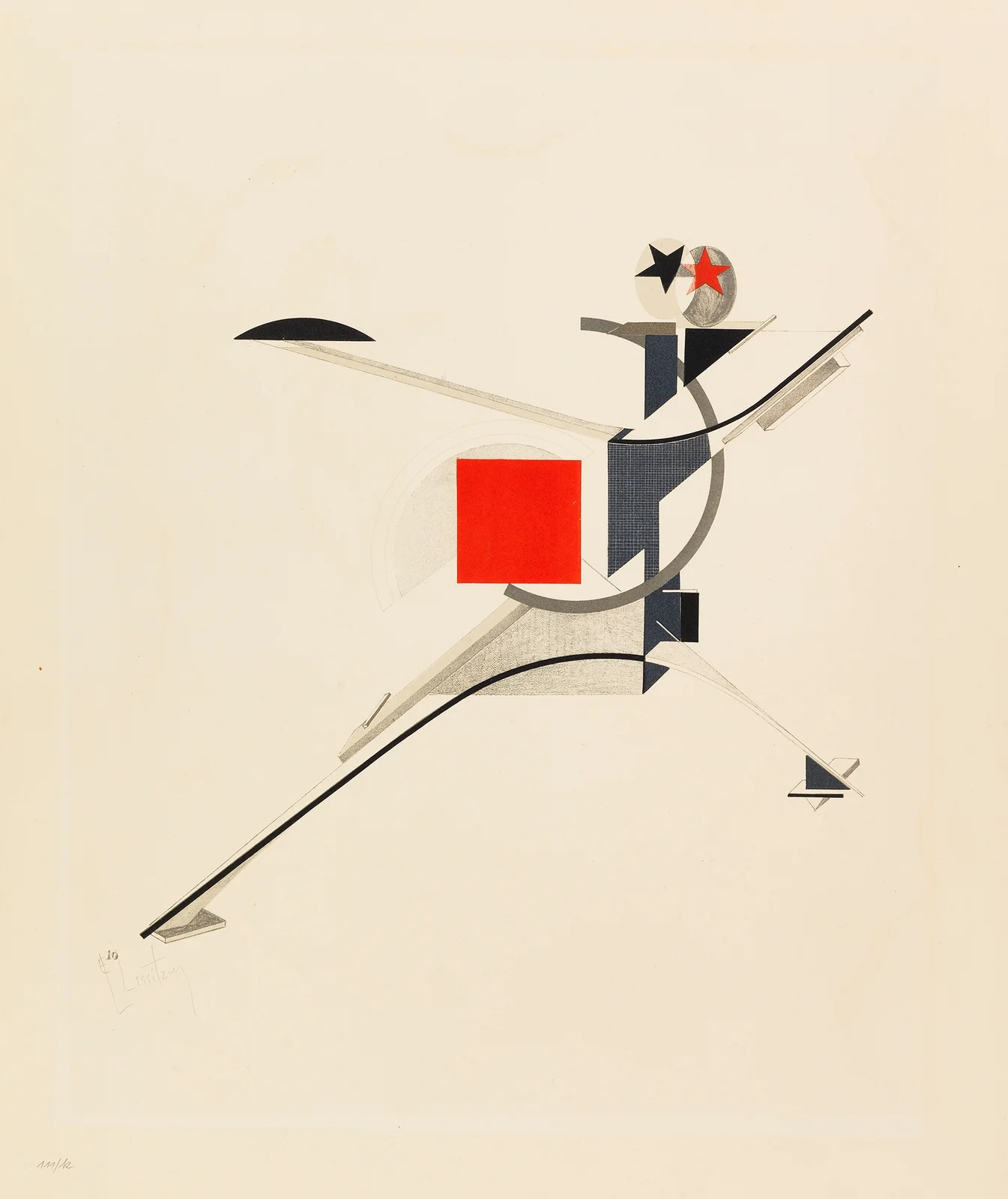 The New Man (Neuer) av El Lissitzky