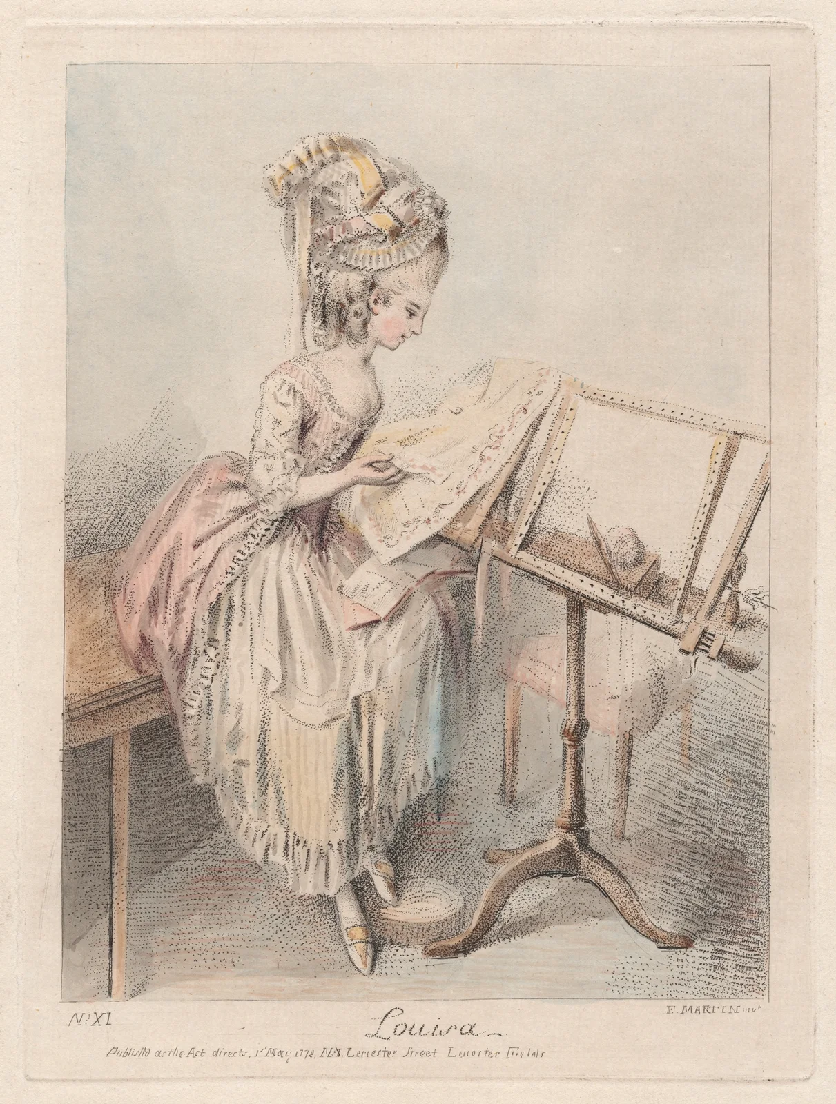 Louisa av Elias Martin