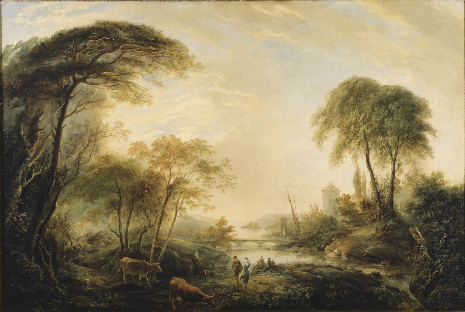 Romantiskt landskap av Elias Martin