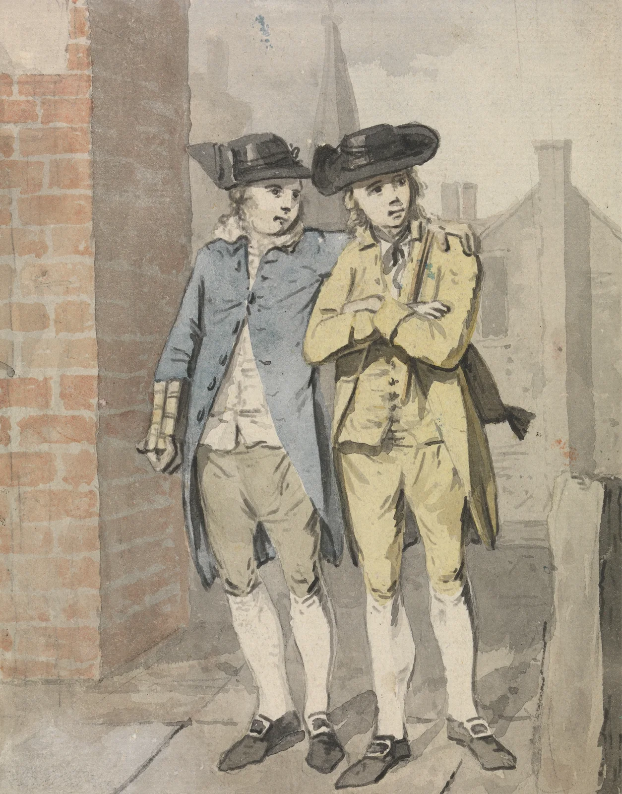 Two Schoolboys av Elias Martin