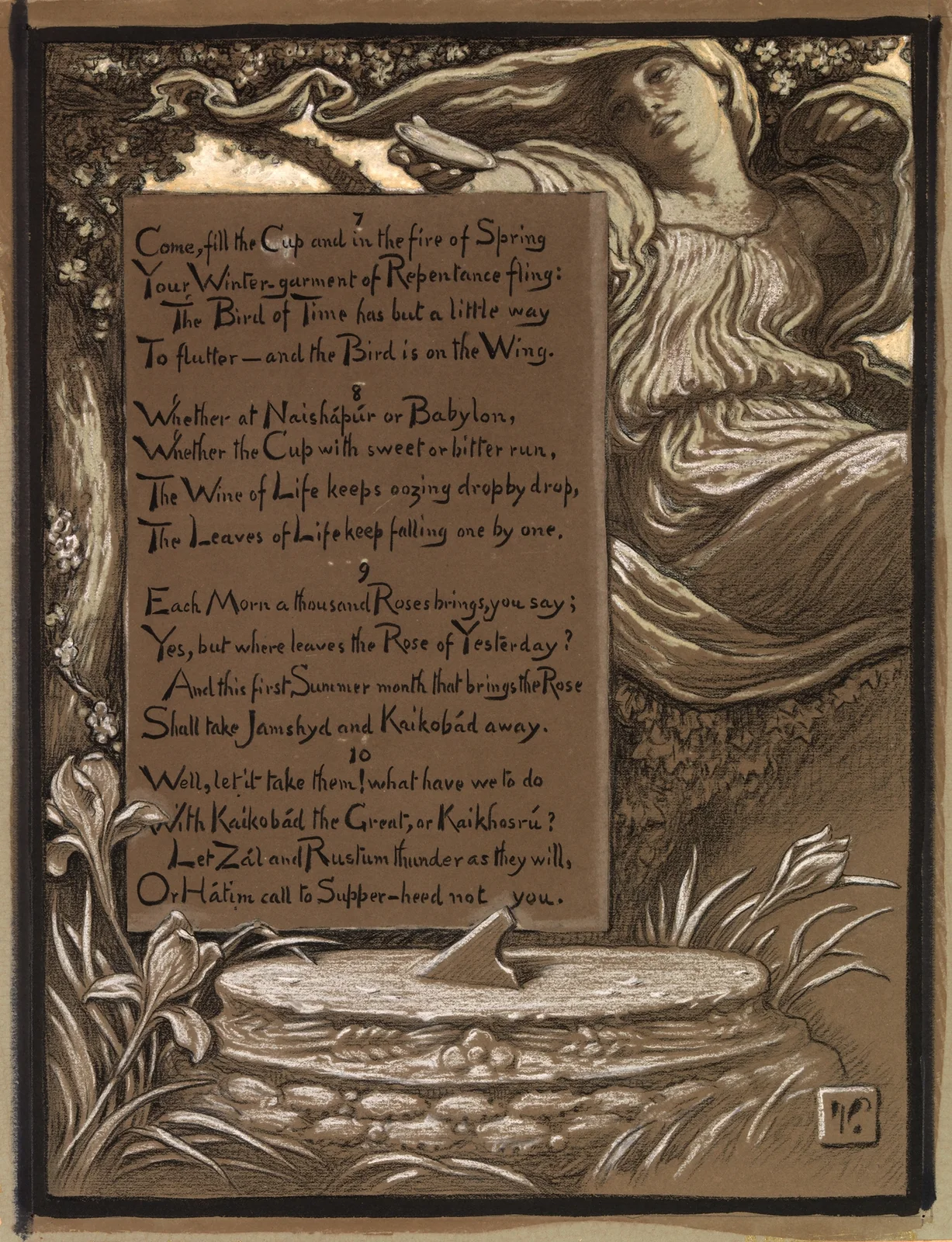 The Invitation av Elihu Vedder