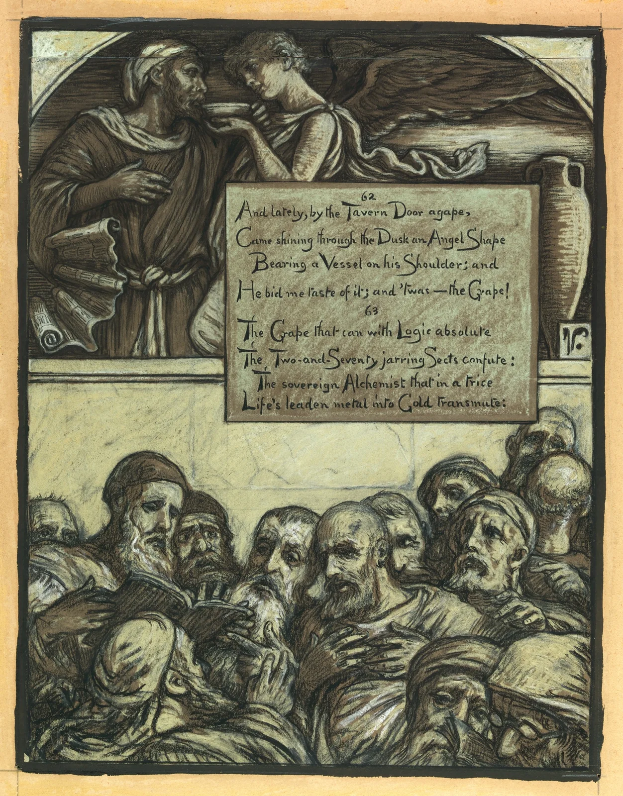 The Jarring Sects av Elihu Vedder