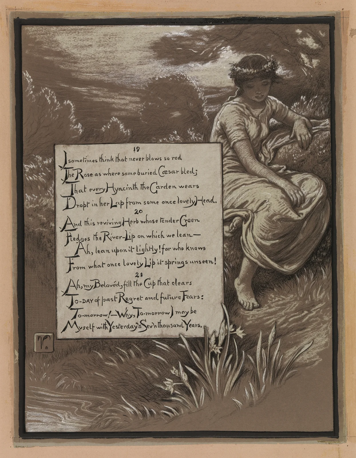 The River-Lip av Elihu Vedder