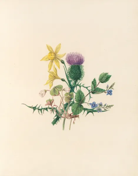 The fête of the flowers Pl.02 av Jane Elizabeth Giraud
