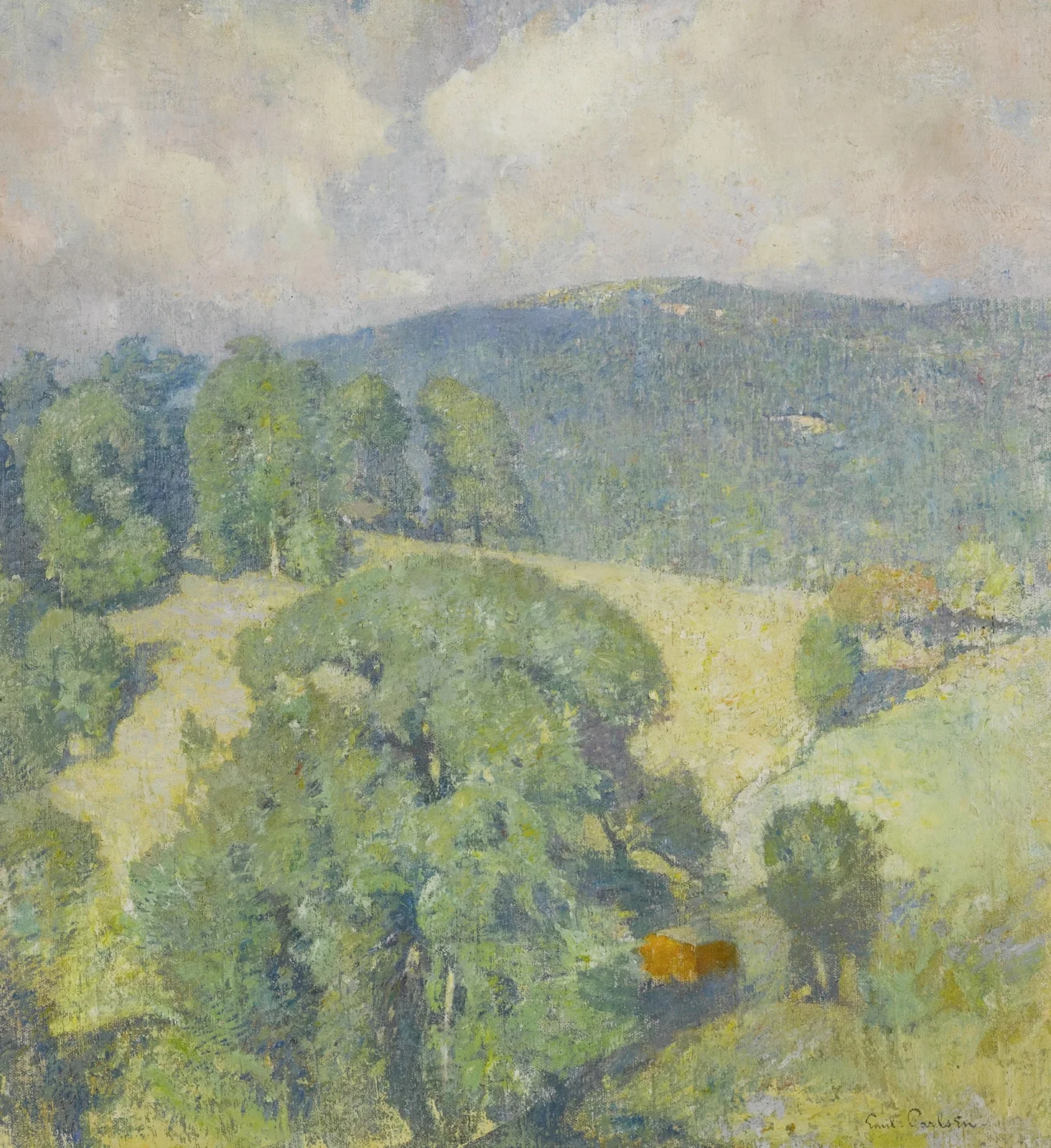 Connecticut Hillside av Emil Carlsen