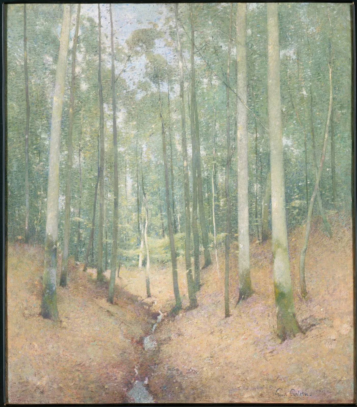 Wood Interior av Emil Carlsen