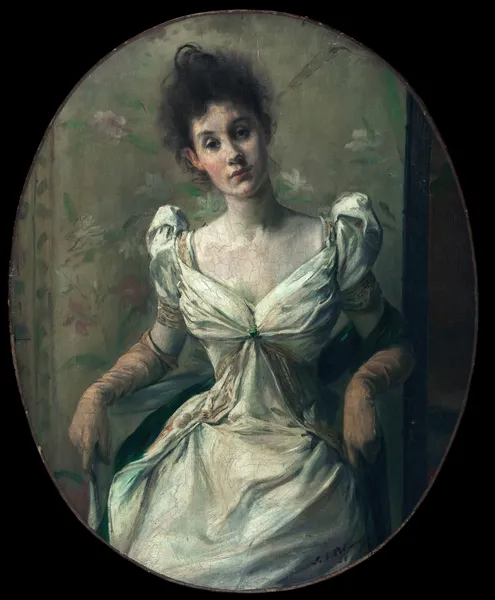 Portrait de Madame Abel Hermant av Jacques-Émile Blanche