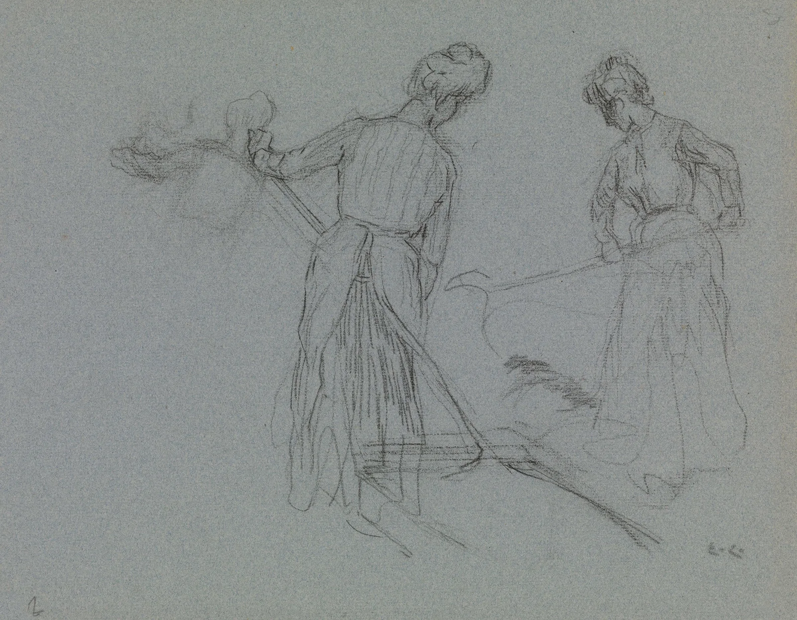 Female Haymakers (study) av Emile Claus