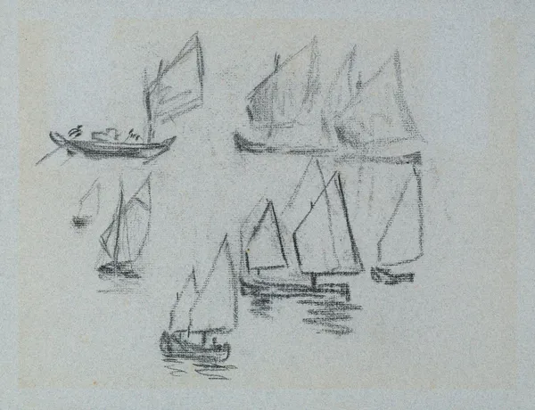 Study of Sailing Boats av Emile Claus
