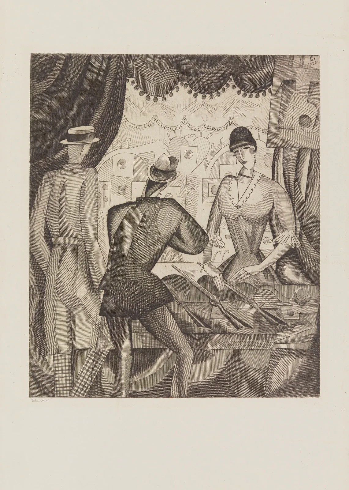 Le tir forain av Jean-Émile Laboureur