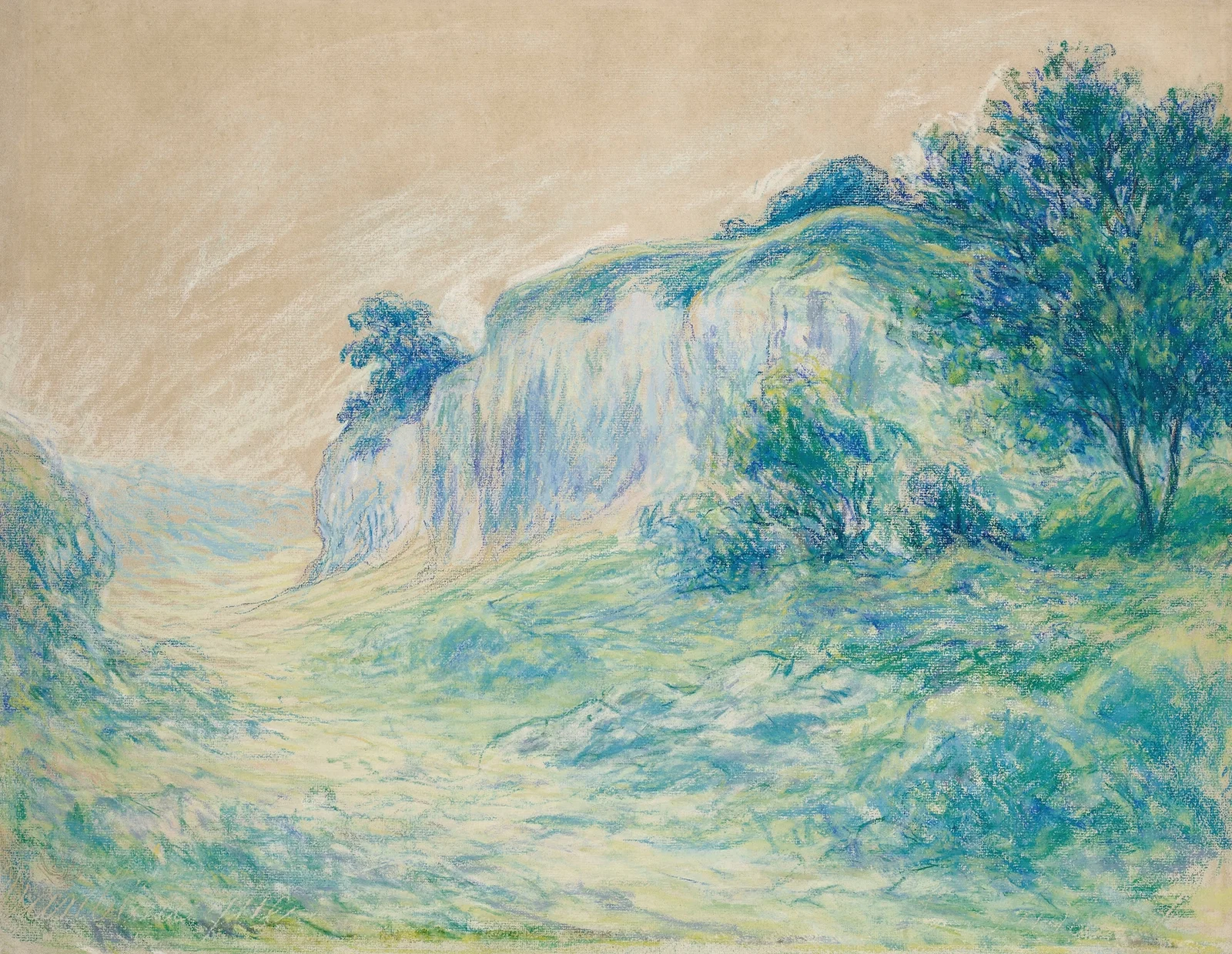 Falaises à Pantin av Claude-Émile Schuffenecker