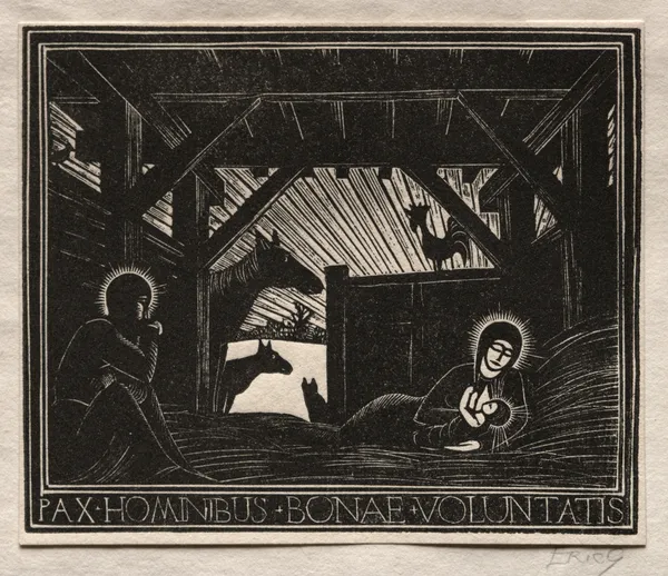 Christmas Gifts; Dawn av Eric Gill
