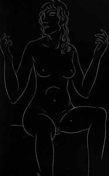 Twenty-five nudes Pl 12 av Eric Gill