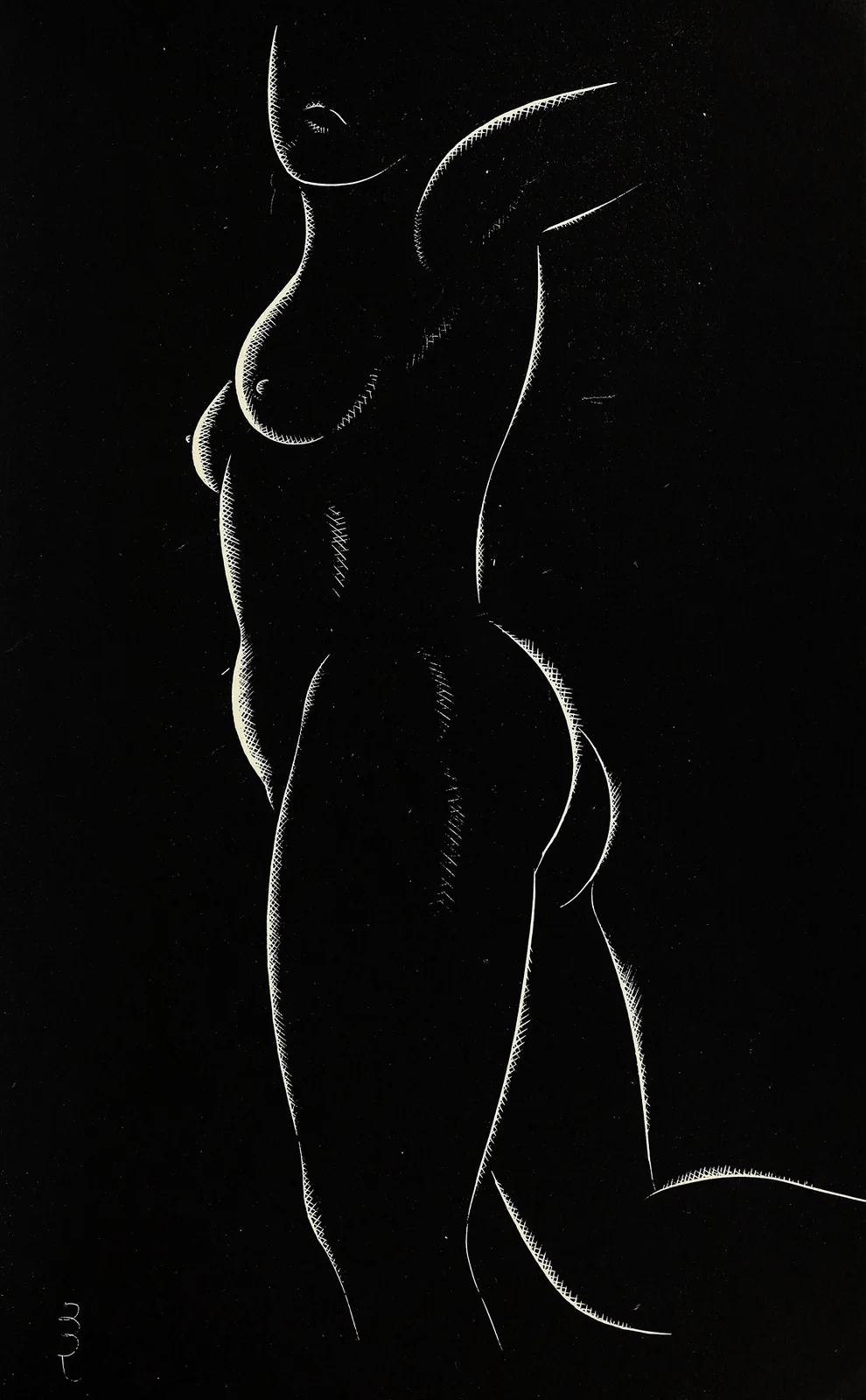 Twenty-five nudes Pl 16 av Eric Gill