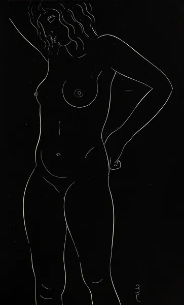 Twenty-five nudes Pl 20 av Eric Gill