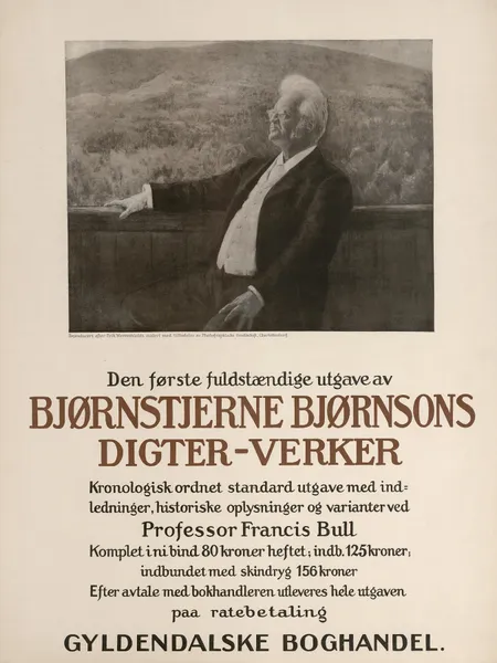 Den første fuldstændige utgave av Bjørnstjerne Bjørnsons Digter-verker av Erik Werenskiold