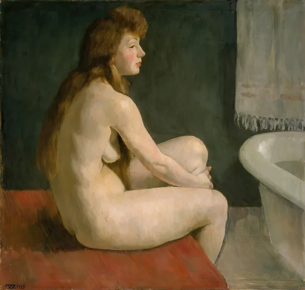 Female Nude av Erik Werenskiold