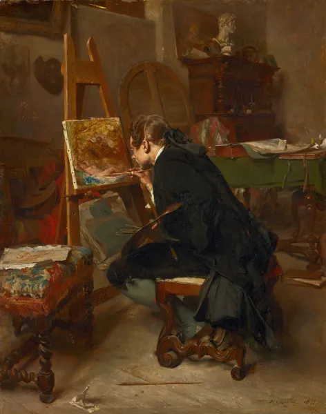 A Painter av Ernest Meissonier
