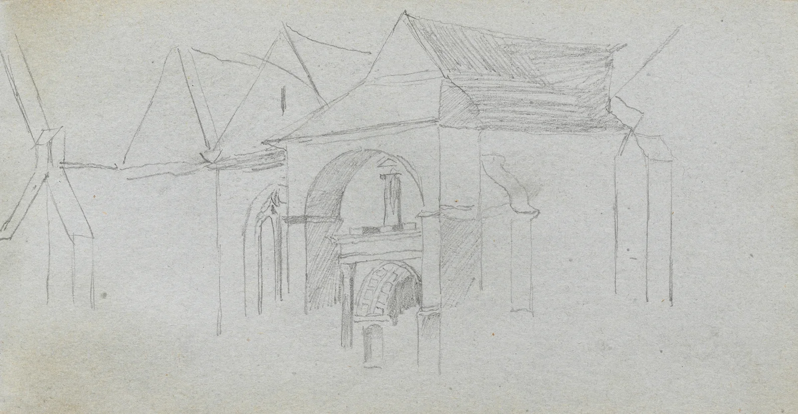 Architectural Study av Ernest Meissonier