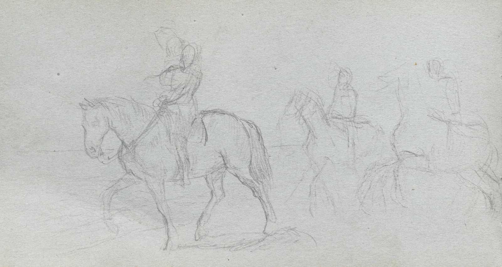 Figures on Horseback av Ernest Meissonier