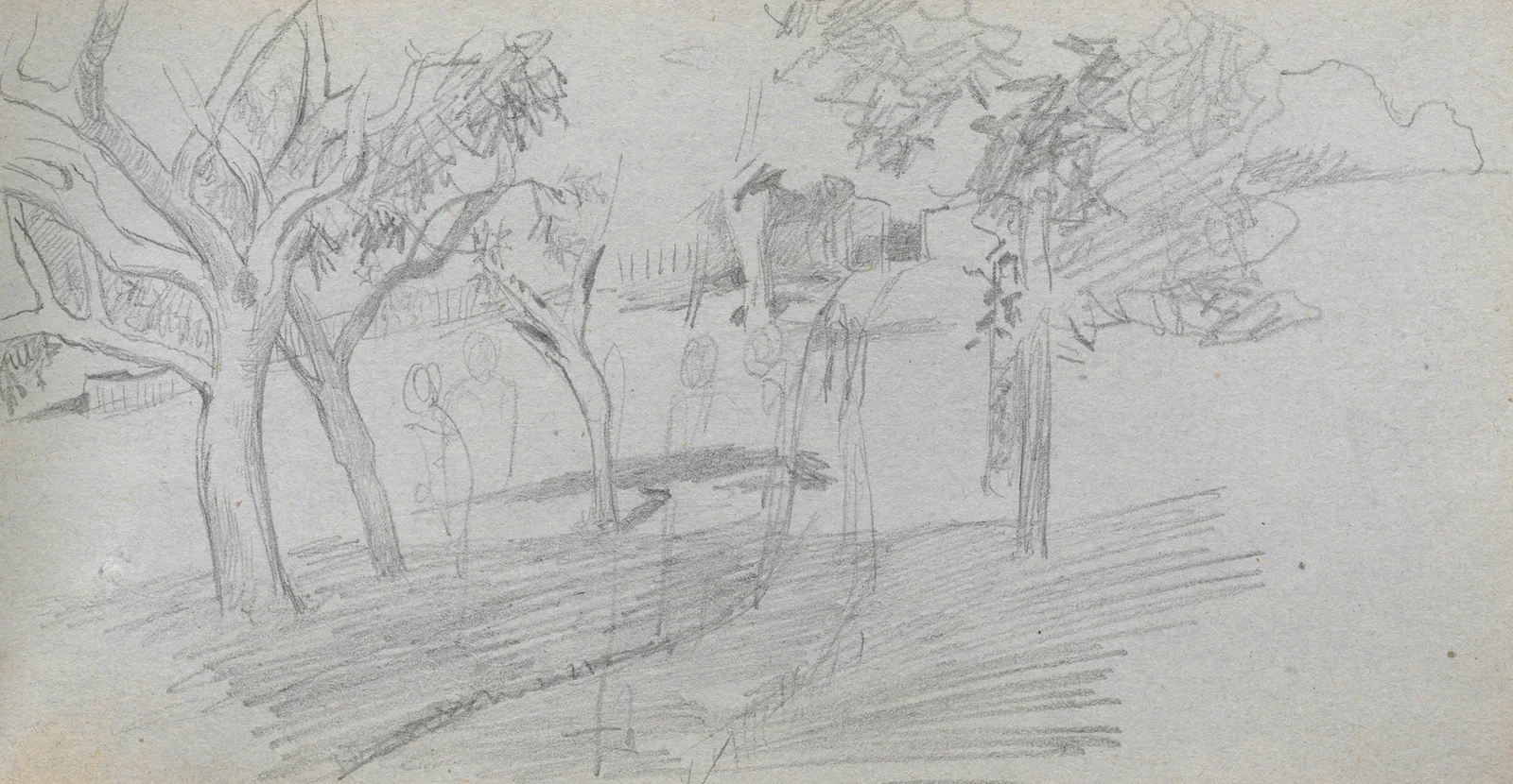 Landscape Study av Ernest Meissonier