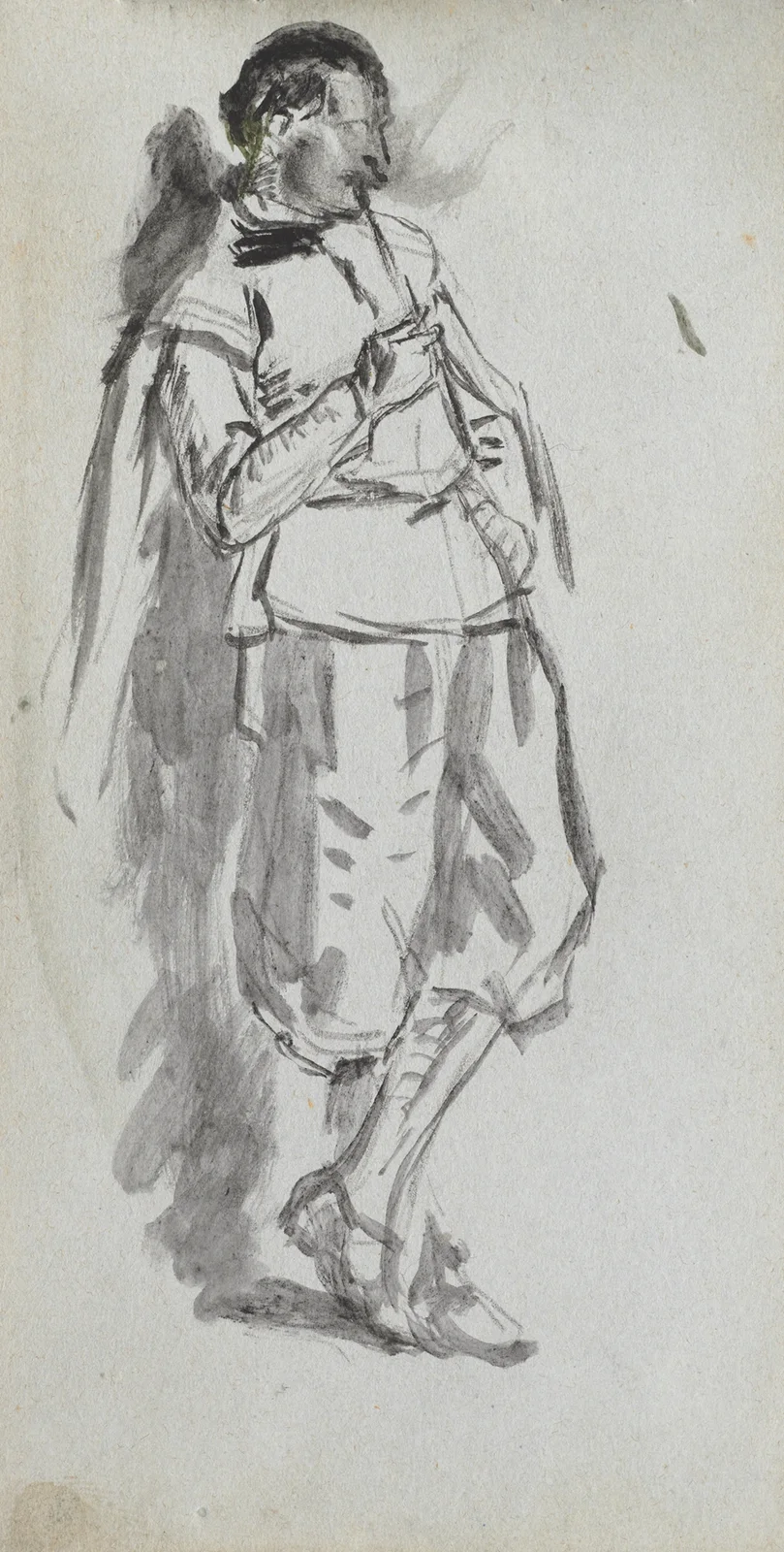 Standing Male Figure av Ernest Meissonier