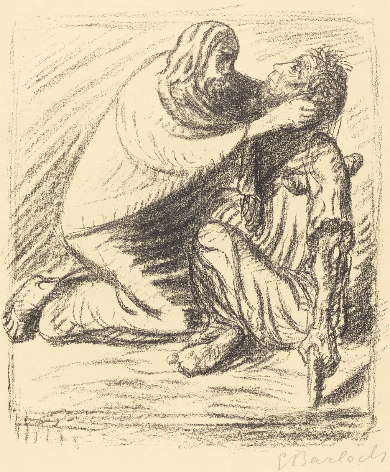 Blessed are the Merciful av Ernst Barlach