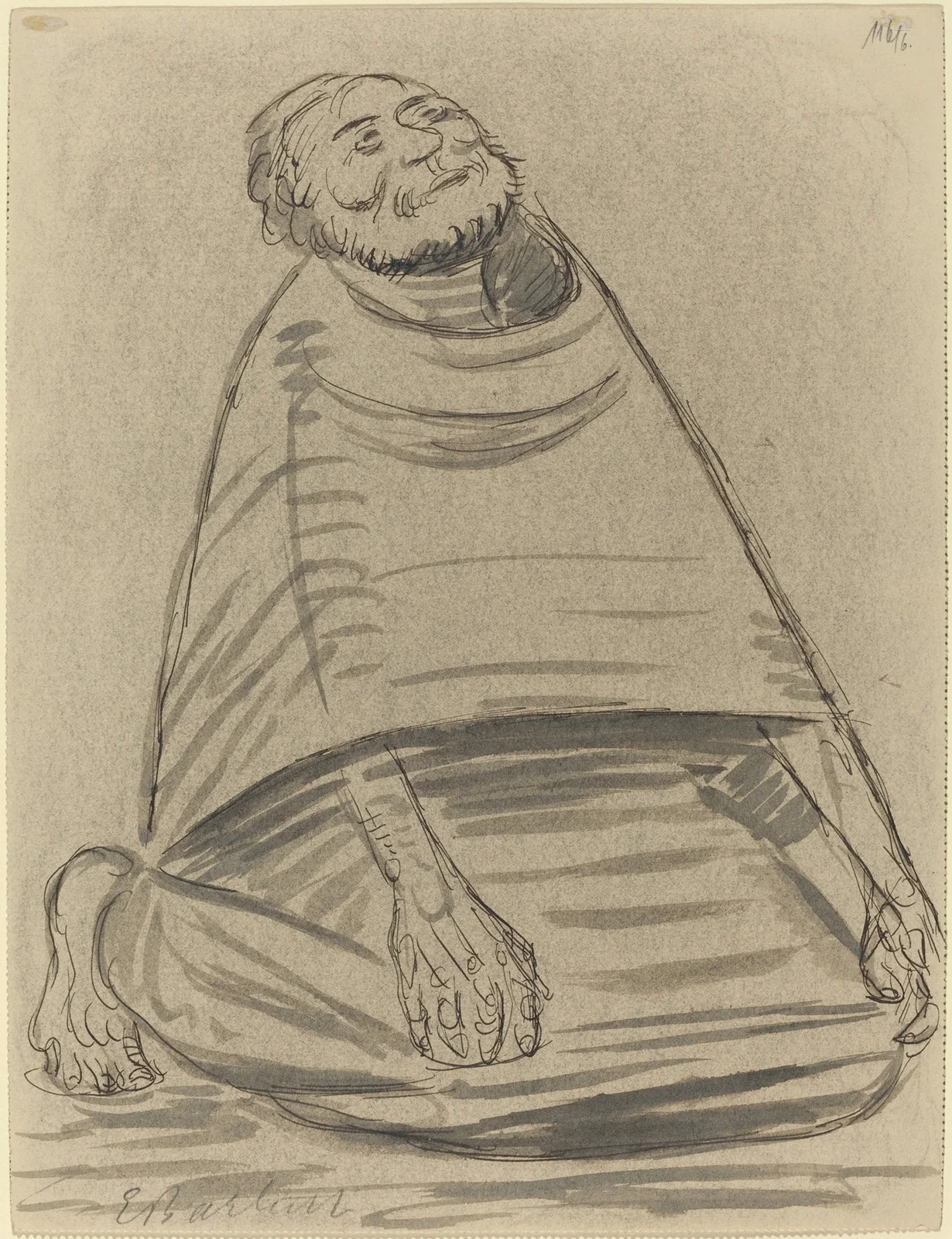 Man Kneeling av Ernst Barlach