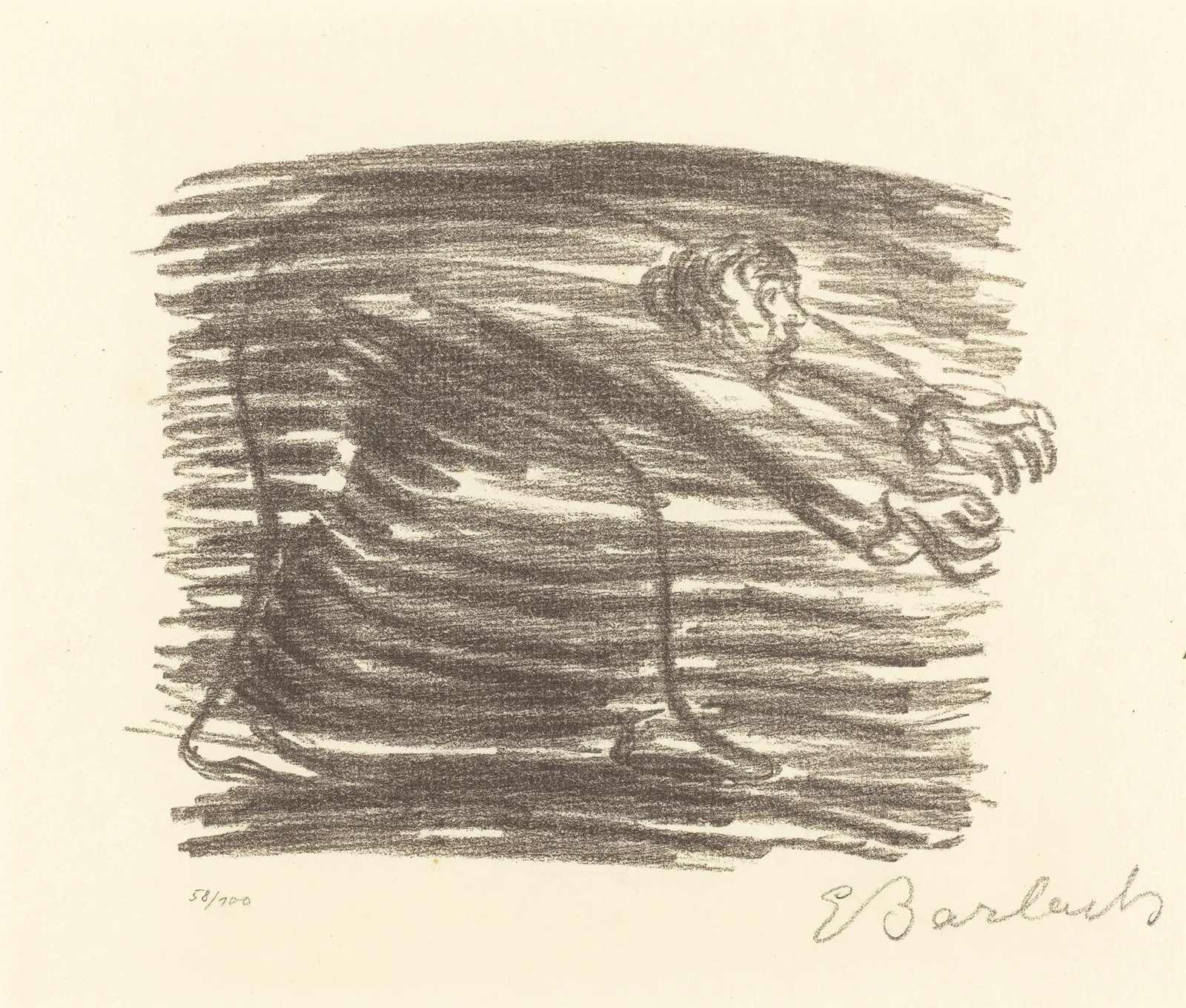 Walk in the Shadow av Ernst Barlach