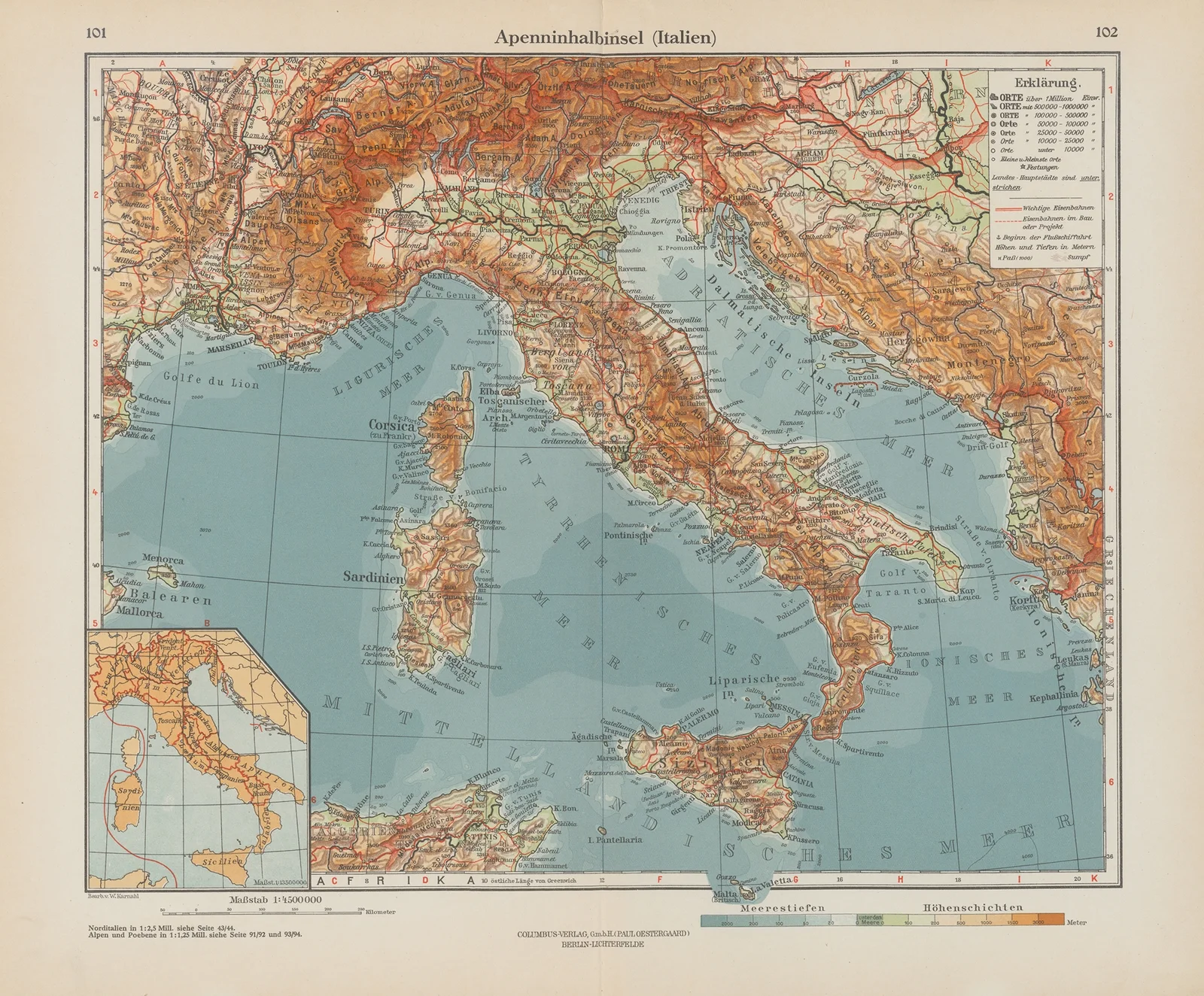 Apenninhalbinsel (Italien) av Ernst Friedrich